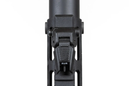 Pistolet maszynowy ASG Specna Arms SA-FX02 FLEX™ HAL ETU Czarny z pomarańczowym urządzeniem wylotowym