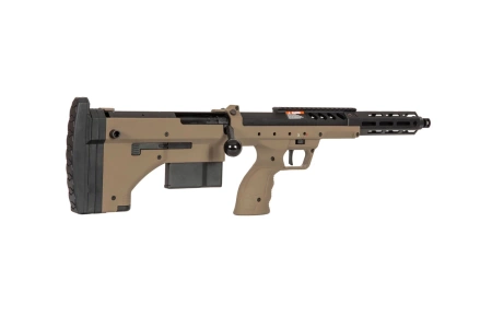 Replika karabinu snajperskiego Desert Tech SRS-A2/M2 Covert 16” (praworęczna) - FDE