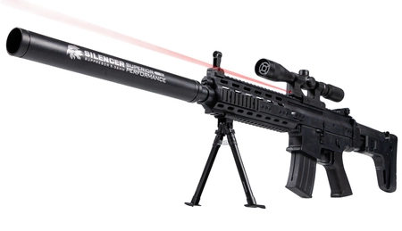 Replika sprężynowa karabinu SCAR-L - czarny