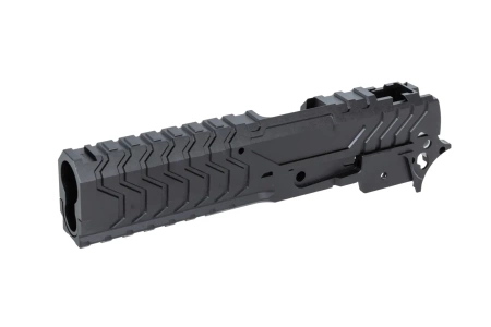 Zestaw zamka i szkieletu 5KU Matrix Style do replik Hi-Capa Czarny