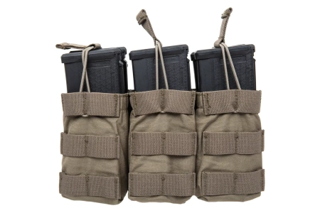 Potrójna ładownica Open na magazynki typu 7.62 Emerson Gear Ranger Green