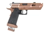 Pistolet ASG SRC Sahara Viper DUAL POWER z walizką transportową i magazynkiem CO2 Flat Dark Earth