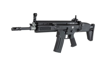 Karabinek szturmowy ASG Cybergun x FN HERSTAL SCAR-L z walizką transportową Czarny