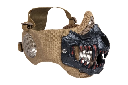 Maska Stalker EVO PLUS Fangs Ear Protection Tan