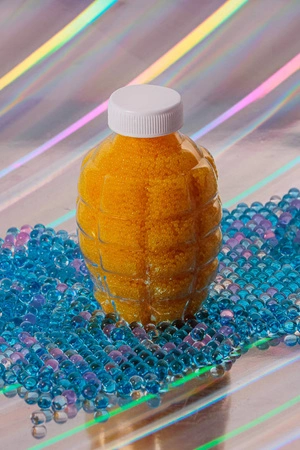 Kulki żelowe 7-8mm granat 50000 szt. - żółte