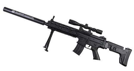 Replika sprężynowa karabinu SCAR-L - czarny