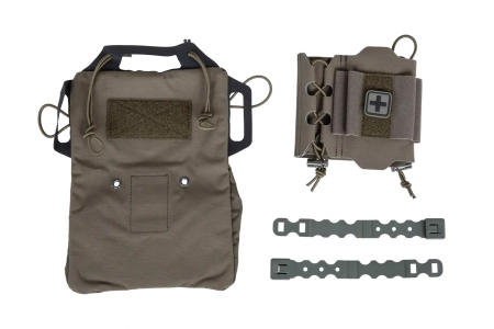 Taktyczna apteczka zrywana z panelem Molle Wosport Ranger Green