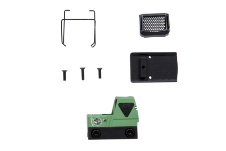 Kolimator xFORCE MINI Solar Powered Zielony