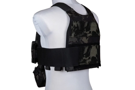 Kamizelka taktyczna typu FCS wraz z panelem typu MK Chest Rig - MC Black