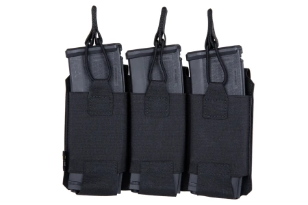 M-Tac Ładownica elastyczna na 3 magazynki Elite Laser Cut Czarna