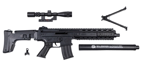 Replika sprężynowa karabinu SCAR-L - czarny