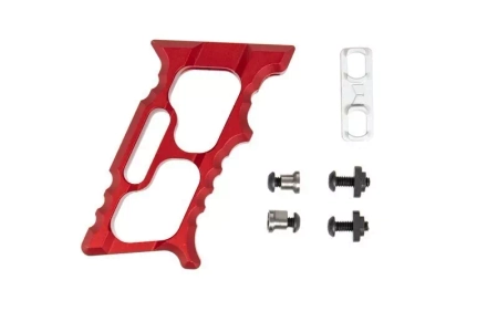 Aluminiowy kątowy chwyt przedni M-LOK/KEYMOD - czerwony