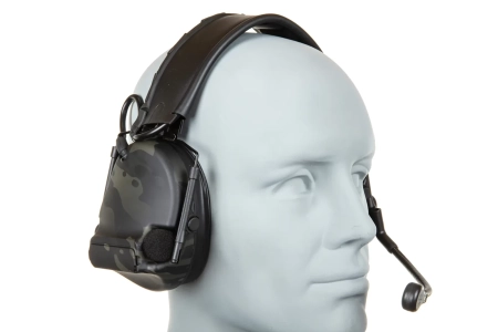 Taktyczny zestaw słuchawkowy Wosport C5 HD-14-A MC Black