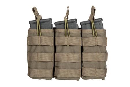 Potrójna ładownica na magazynki Open Koga - Oliwkowa