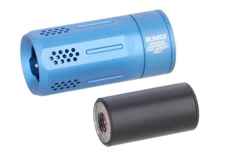 Urządzenie wylotowe Strike Industries x Acetech OPPRESSOR z tracerem BIFROST M Niebieski