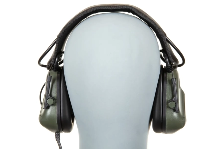 Taktyczny zestaw słuchawkowy Wosport HD-08 Gen. 5 Oliwkowy
