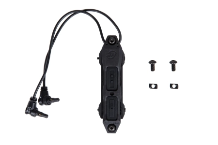 Podwójny włącznik żelowy Czarny