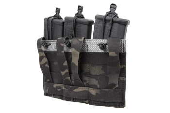 Potrójna ładownica Wosport  na magazynki karabinowe MC Black