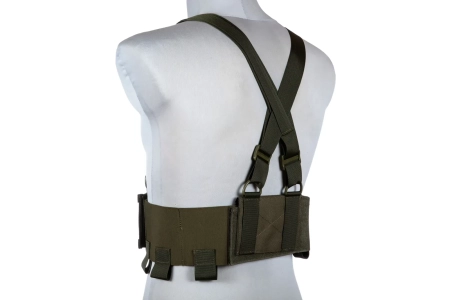 Kamizelka Low-Vis typu Chest Rig - Oliwkowy