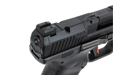 Pistolet ASG Cybergun x SAI Canik TP9 Elite Combat Green Gas Czarny