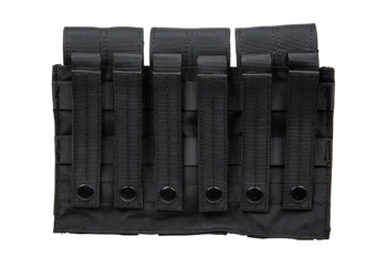 Potrójna ładownica na magazynki typu M4/M16 Specna Arms z klapą Czarna
