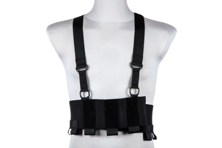 Kamizelka Low-Vis typu Chest Rig - Czarna