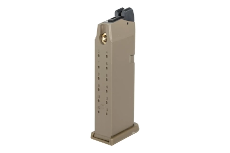 Magazynek green gas 20 kulek East Crane do replik typu Glock 19 MA016 Flat Dark Earth