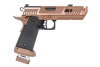 Pistolet ASG SRC Sahara Viper DUAL POWER z walizką transportową i magazynkiem CO2 Flat Dark Earth
