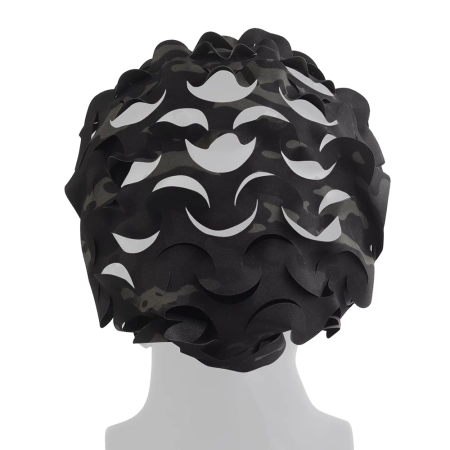 Uniwersalne maskowanie na hełm Wosport Laser Cut Cover MC Black