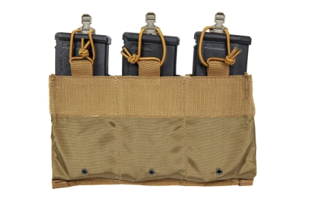 Potrójna wkładka taktyczna na magazynki 7.62 mm Wosport Coyote Brown
