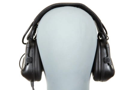 Taktyczny zestaw słuchawkowy Wosport HD-08 Gen. 5 Czarny