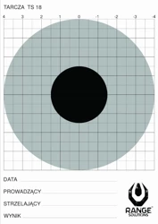 Tarcza strzelecka Range Solutions TS-18 - 100 sztuk