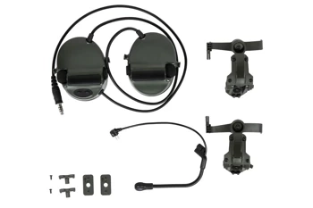 Aktywne ochronniki słuchu Wosport C5 HD-24 Oliwkowe