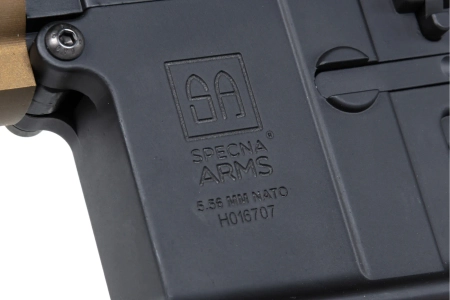Karabinek ASG Specna Arms SA-PH24 PRIME™ Aster II ETU z silnikiem bezszczotkowym Chaos Bronze