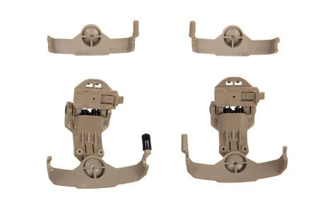 Adapter słuchawek typu Comtac na szyny typu ARC (Typ AMP) - Dark Earth