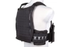 Kamizelka taktyczna typu Plate Carrier Wosport VE-75 Czarna