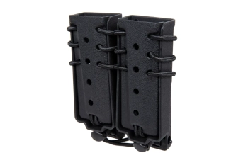 Ładownica na 2 magazynki 9mm Wosport Urban Assault Long Quick Pull Czarny