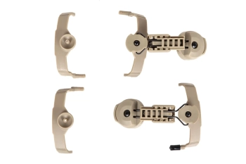 Zestaw adapterów do słuchawek Tac-Sky typu Comtac na szyny typu ARC FDE