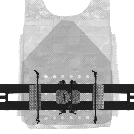 Uniwersalne Cummerbundy Wosport Lightweight Gridle QD Czarny