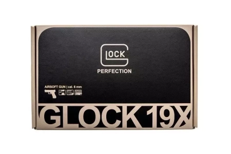 Replika pistoletu GBB Glock 19X Green Gas - coyote