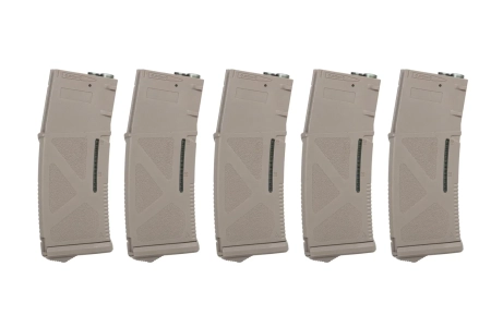 Magazynek Mid-Cap 130/ 30 kulek Arcturus EMM M4/M16 Variable-Cap do replik M4/M16 Flat Dark Earth (5 pack)
