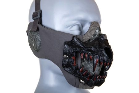 Maska Stalker EVO PLUS Fangs Ear Protection Szary