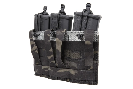 Potrójna ładownica Wosport na magazynki karabinowe MC Black