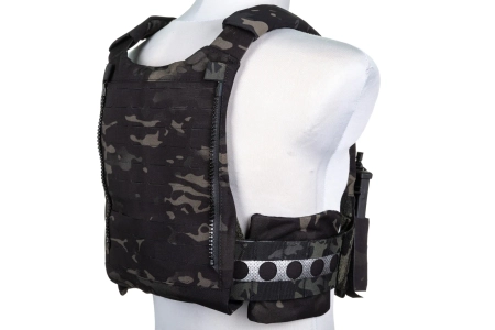Kamizelka taktyczna typu Plate Carrier Wosport VE-75 MC Black