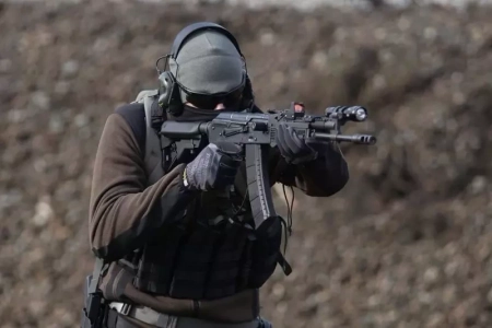 Skośny montaż DE1 - dark earth