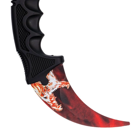 Karambit Bies skin, nieostry + pokrowiec