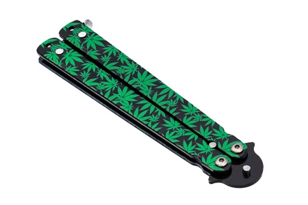 Motylek treningowy, ganja skin czarny