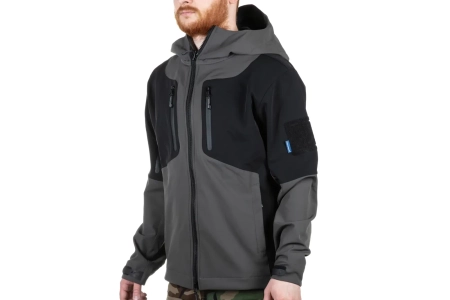 Kurtka Softshell Emerson Gear Blue Label "Spinosaurus" Szara