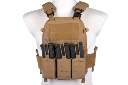 Kamizelka taktyczna typu Plate Carrier Wosport VE-75 Coyote Brown