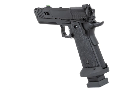 Pistolet ASG SRC Dark Viper DUAL POWER z magazynkiem green gas Czarny